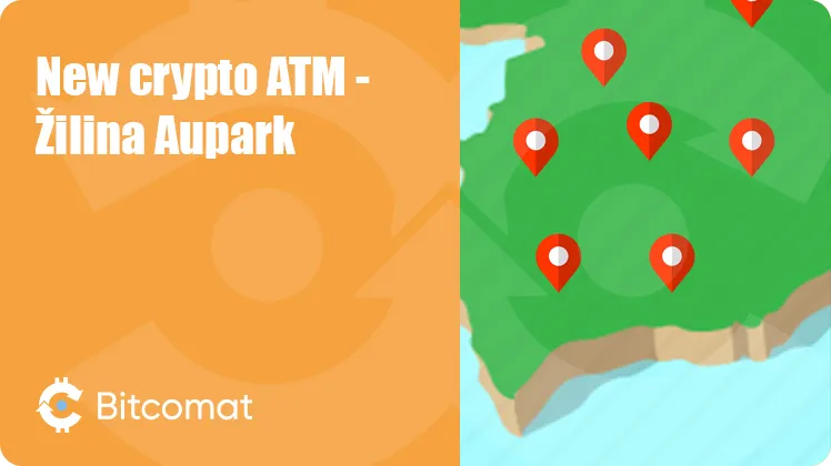 New crypto ATM installed: Žilina Aupark