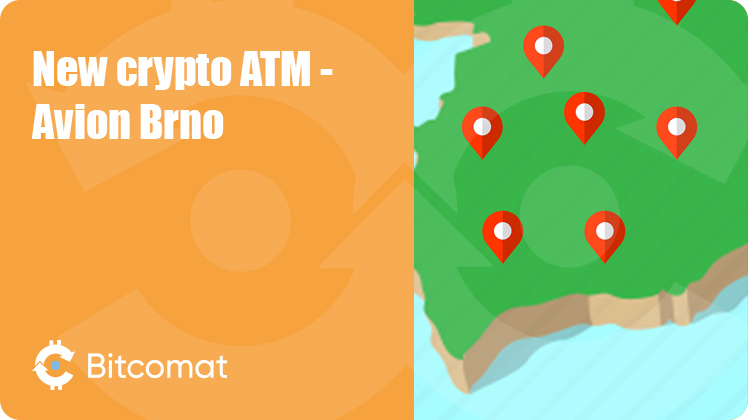 New crypto ATM installed: Avion Brno