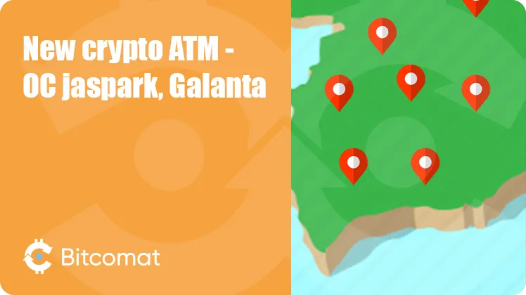 New crypto ATM installed: OC jaspark , Galanta