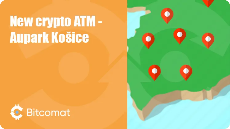 New crypto ATM installed: Aupark Košice