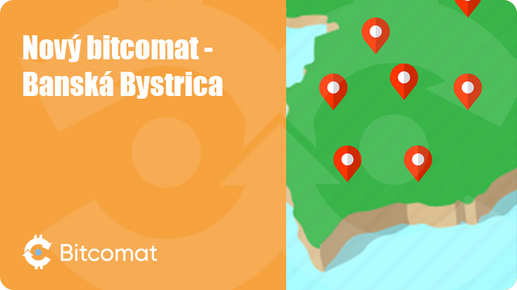 Nový bitcomat nainštalovaný: Banská Bystrica