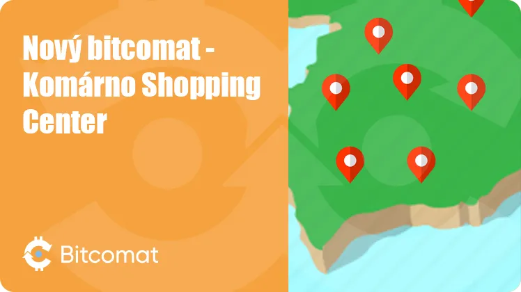 Nový bitcomat nainštalovaný: Komárno Shopping Center
