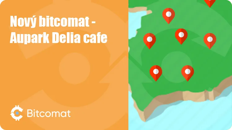 Nový bitcomat nainštalovaný: Aupark Delia cafe